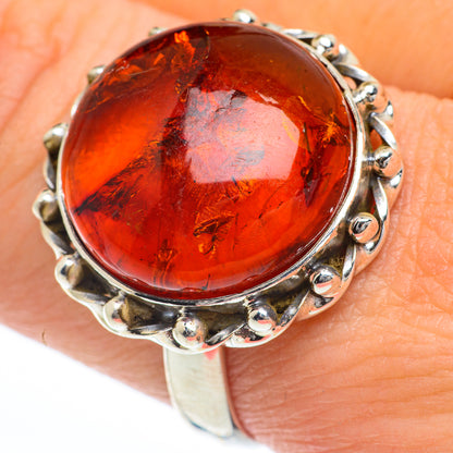 Baltic Amber Rings handcrafted by Ana Silver Co - RING63230