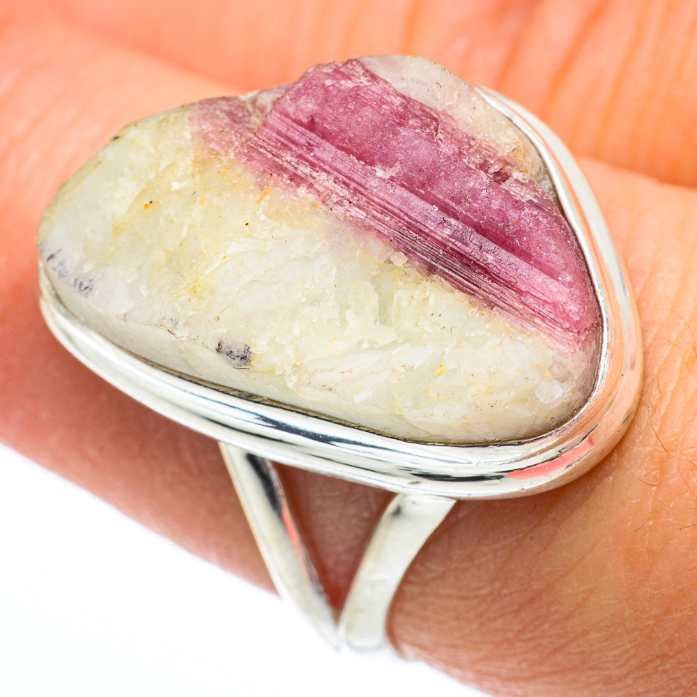 Rhodonite Rings handcrafted by Ana Silver Co - RING63232