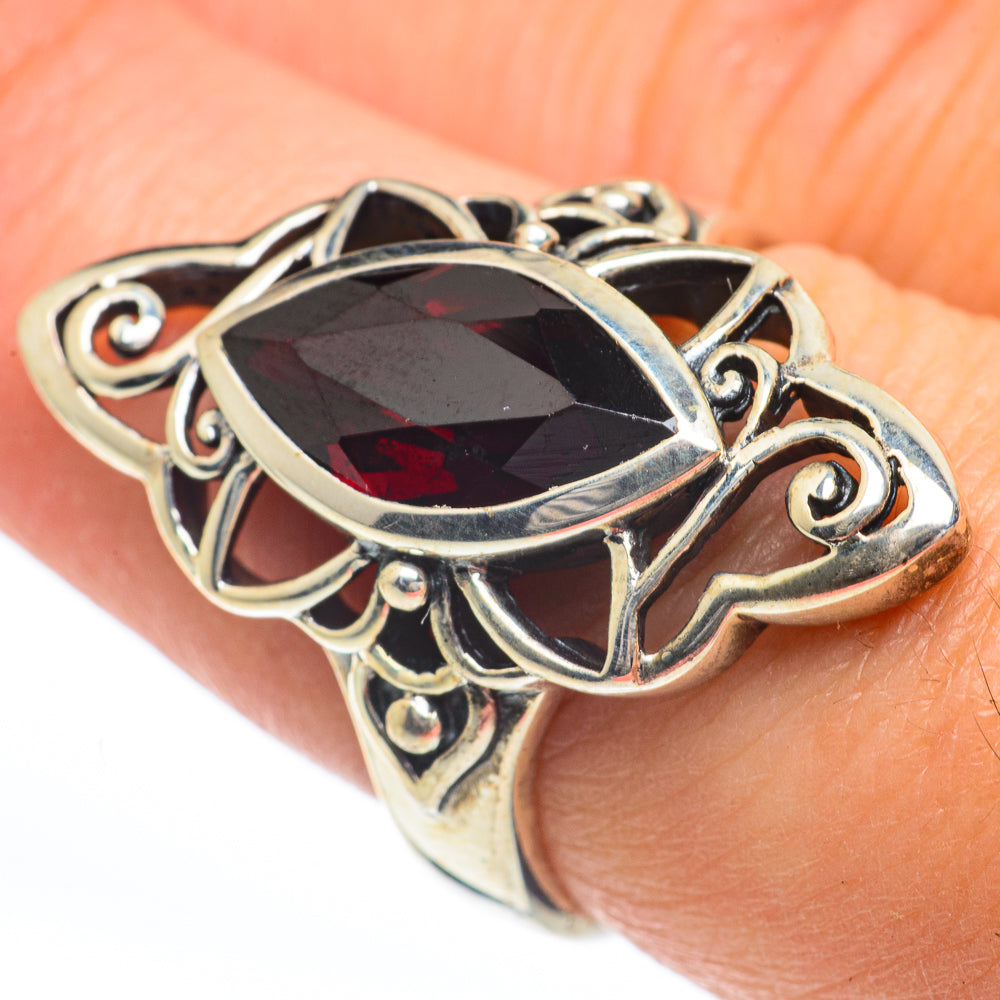 Garnet Rings handcrafted by Ana Silver Co - RING63235