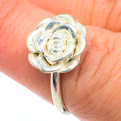 Engraved Rose Rings handcrafted by Ana Silver Co - RING63241