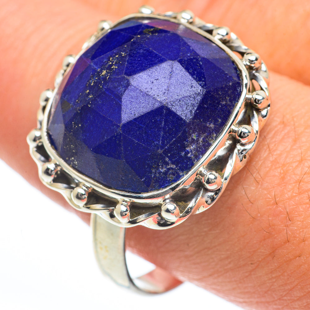 Lapis Lazuli Rings handcrafted by Ana Silver Co - RING63247
