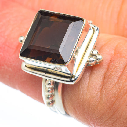 Smoky Quartz Rings handcrafted by Ana Silver Co - RING63251