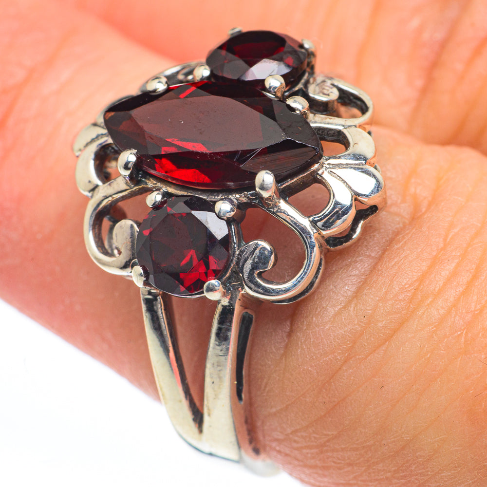 Garnet Rings handcrafted by Ana Silver Co - RING63257