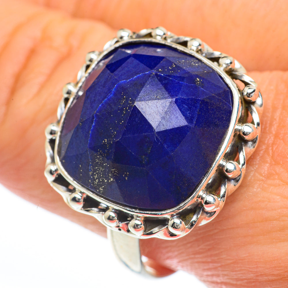 Lapis Lazuli Rings handcrafted by Ana Silver Co - RING63262