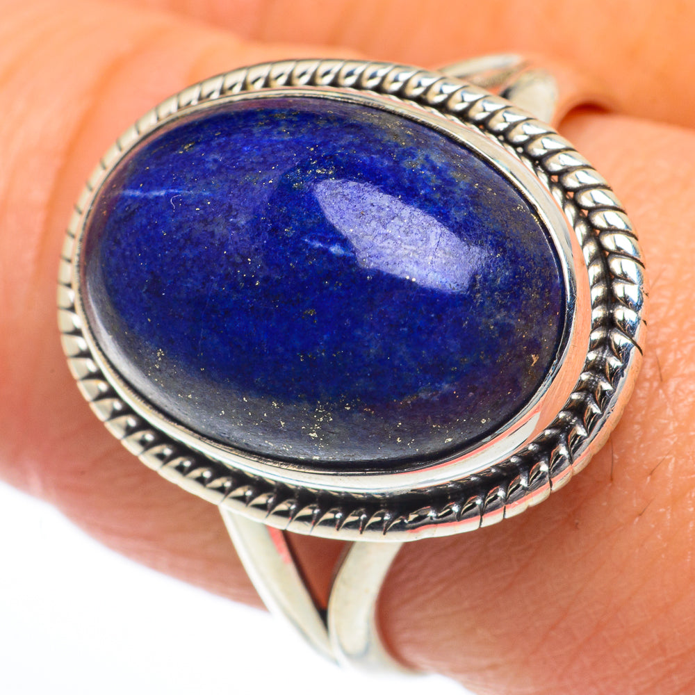 Lapis Lazuli Rings handcrafted by Ana Silver Co - RING63264