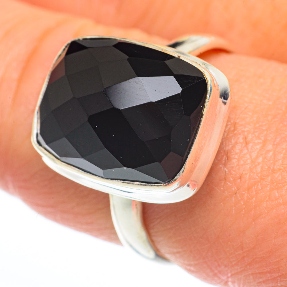 Black Onyx Rings handcrafted by Ana Silver Co - RING63276