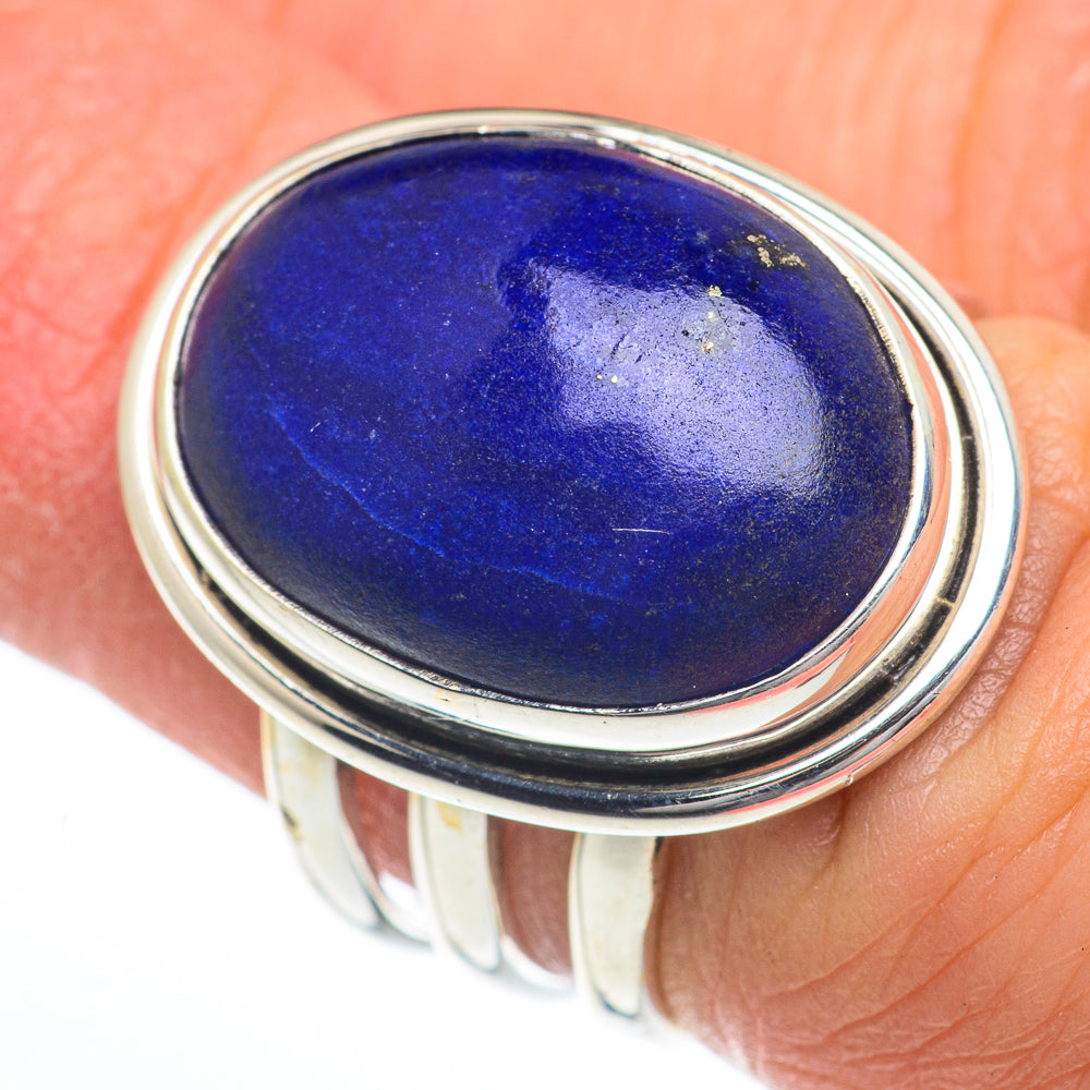 Lapis Lazuli Rings handcrafted by Ana Silver Co - RING63279
