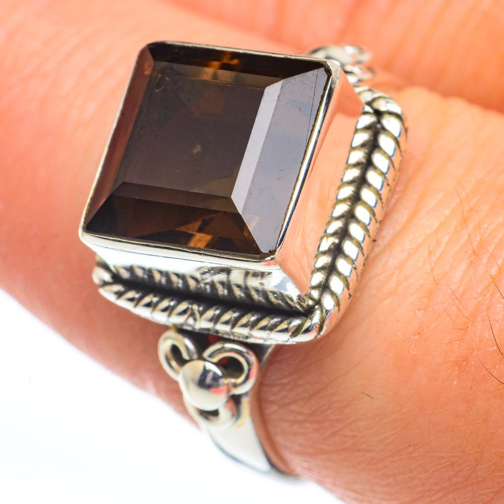 Smoky Quartz Rings handcrafted by Ana Silver Co - RING63283