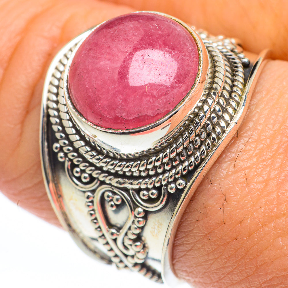 Rhodochrosite Rings handcrafted by Ana Silver Co - RING63287