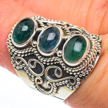 Green Tourmaline Rings handcrafted by Ana Silver Co - RING63294