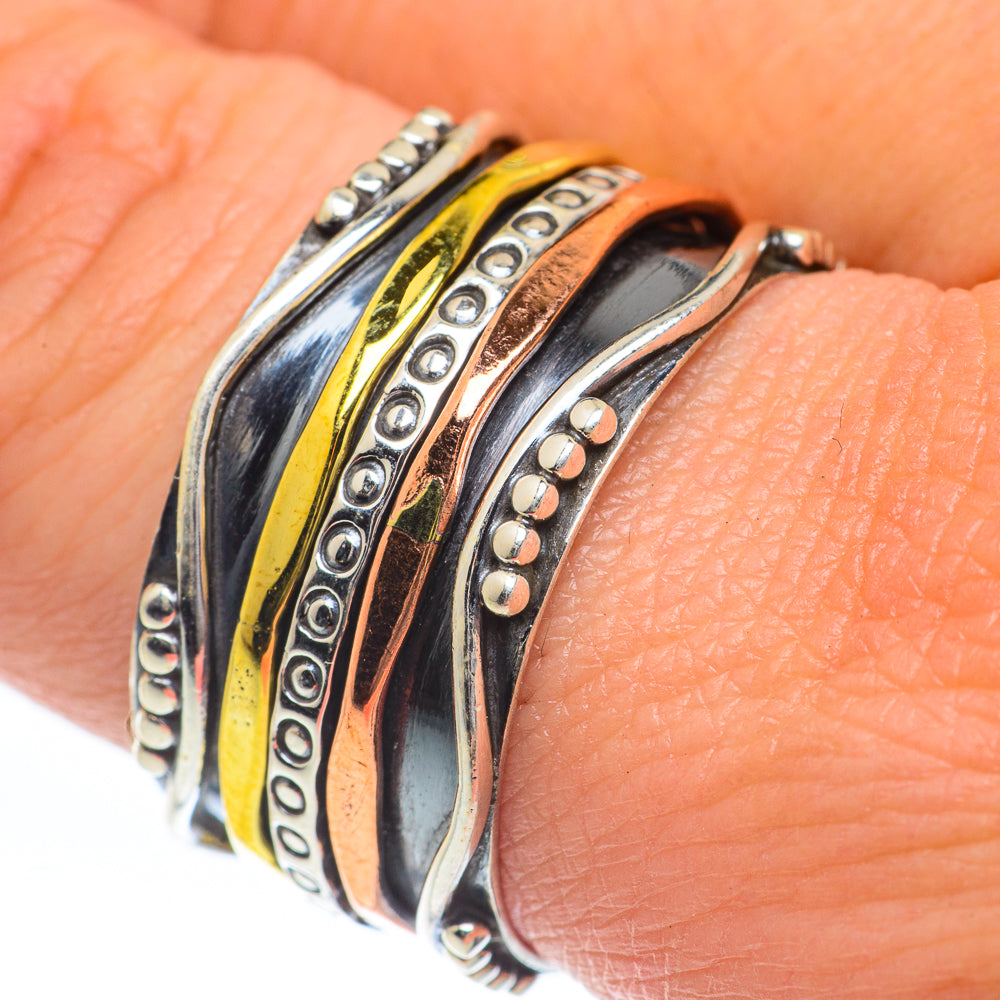Meditation Spinner Rings handcrafted by Ana Silver Co - RING63302