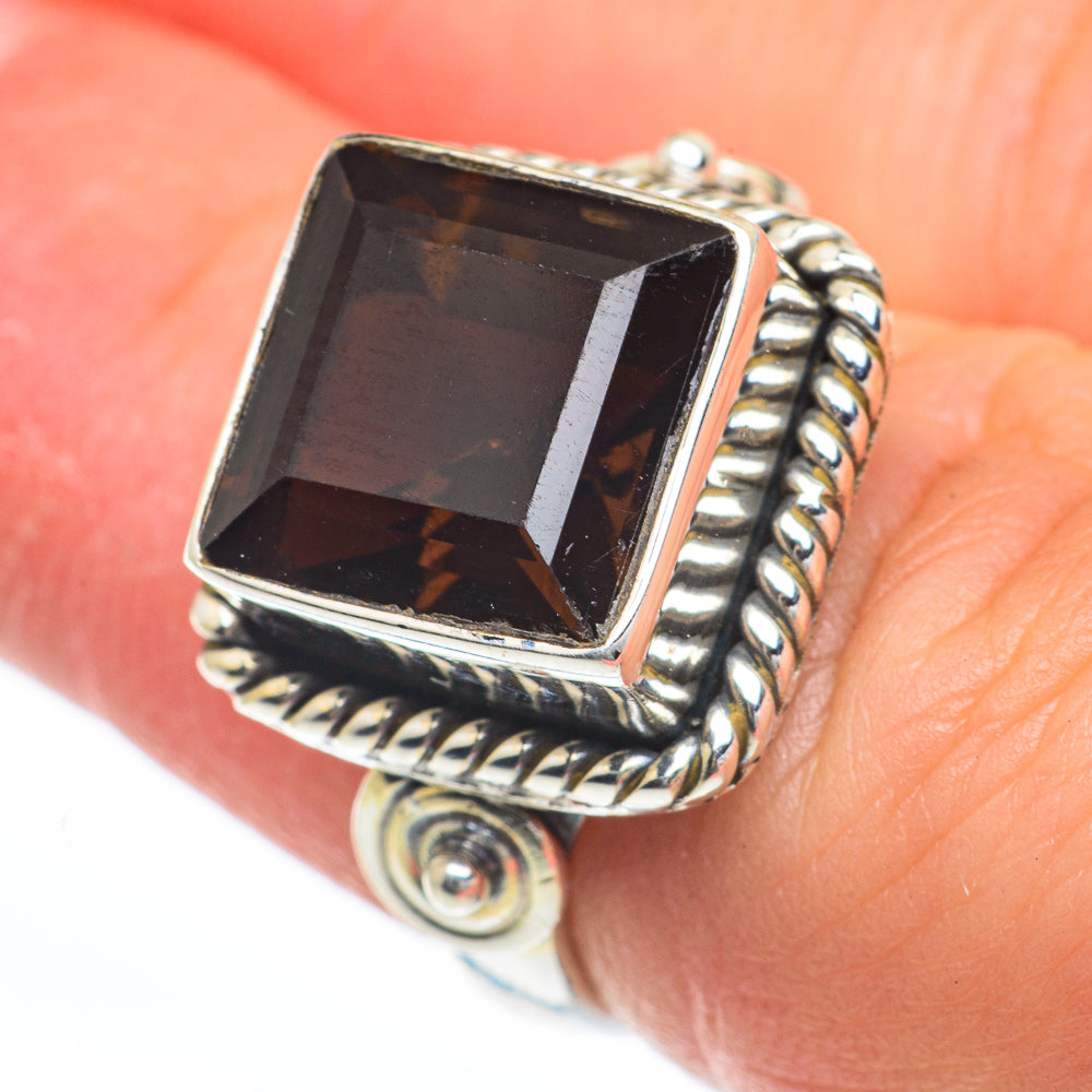 Smoky Quartz Rings handcrafted by Ana Silver Co - RING63308