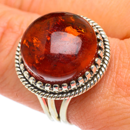 Baltic Amber Rings handcrafted by Ana Silver Co - RING63310