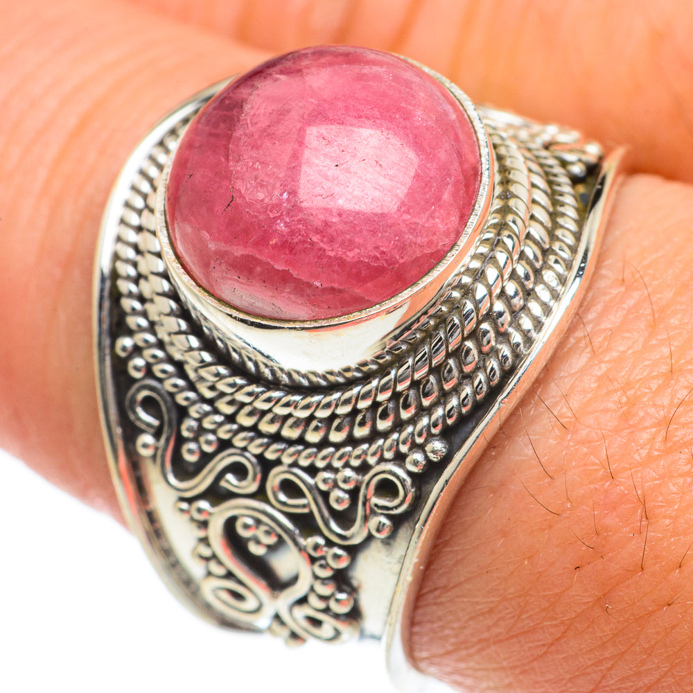 Rhodochrosite Rings handcrafted by Ana Silver Co - RING63312