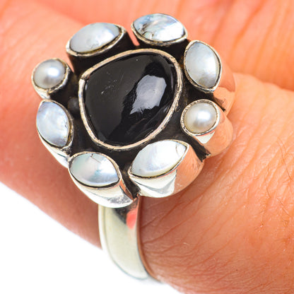Black Onyx Rings handcrafted by Ana Silver Co - RING63316