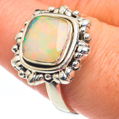Ethiopian Opal Rings handcrafted by Ana Silver Co - RING63319