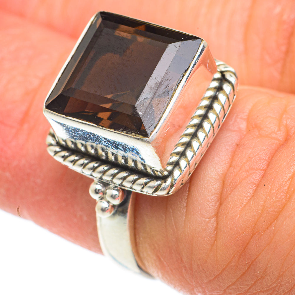 Smoky Quartz Rings handcrafted by Ana Silver Co - RING63322
