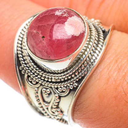 Rhodochrosite Rings handcrafted by Ana Silver Co - RING63327