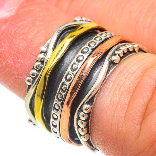 Meditation Spinner Rings handcrafted by Ana Silver Co - RING63329