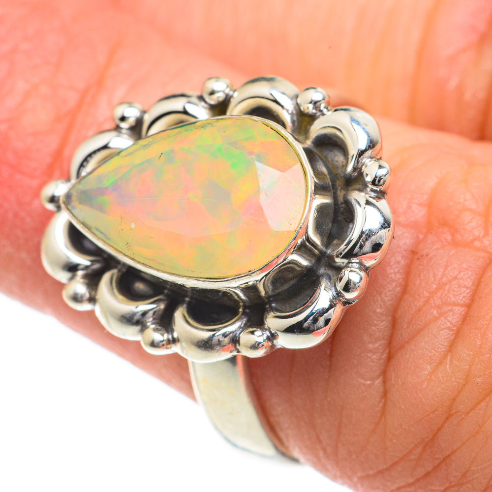 Ethiopian Opal Rings handcrafted by Ana Silver Co - RING63330
