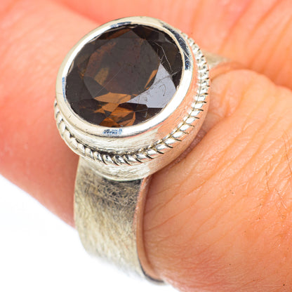 Smoky Quartz Rings handcrafted by Ana Silver Co - RING63333