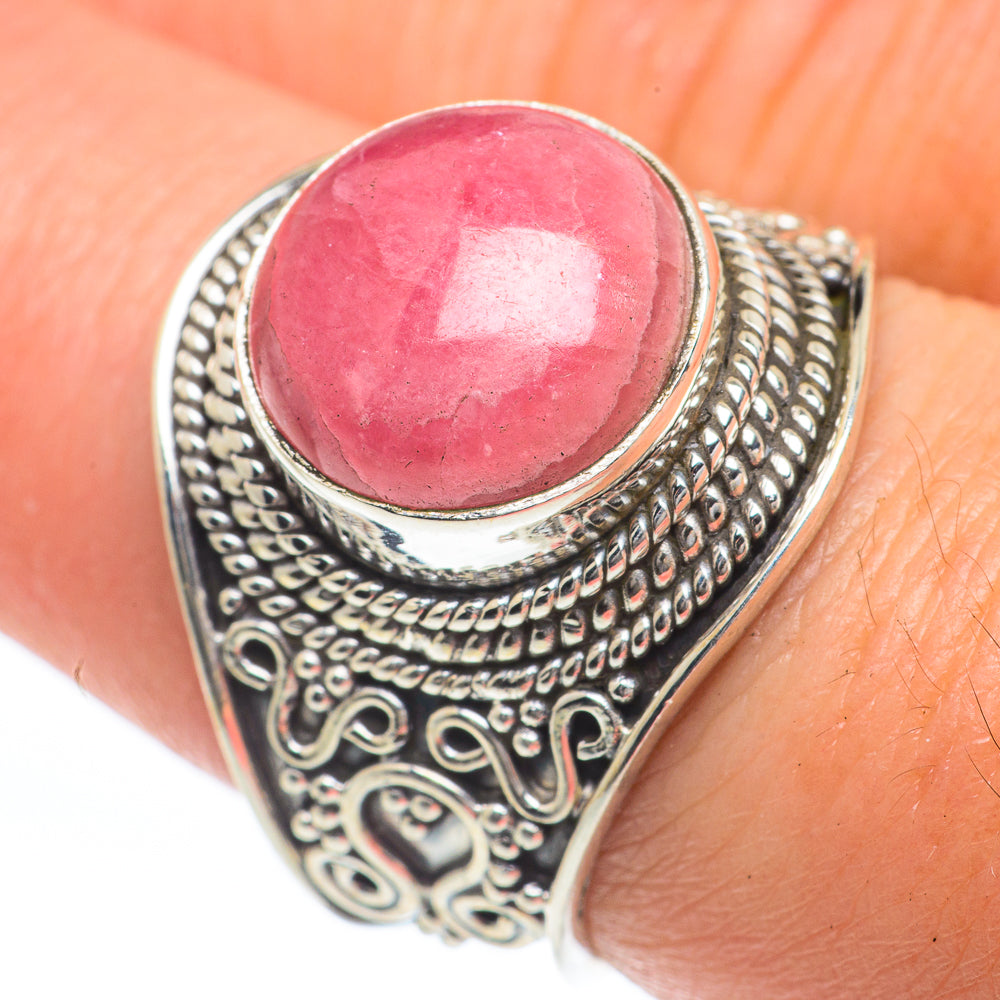 Rhodochrosite Rings handcrafted by Ana Silver Co - RING63337