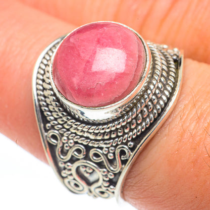 Rhodochrosite Rings handcrafted by Ana Silver Co - RING63337