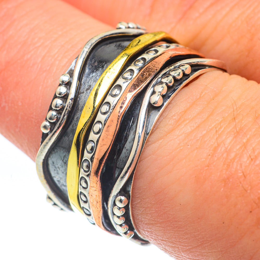 Meditation Spinner Rings handcrafted by Ana Silver Co - RING63338