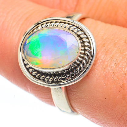 Ethiopian Opal Rings handcrafted by Ana Silver Co - RING63340