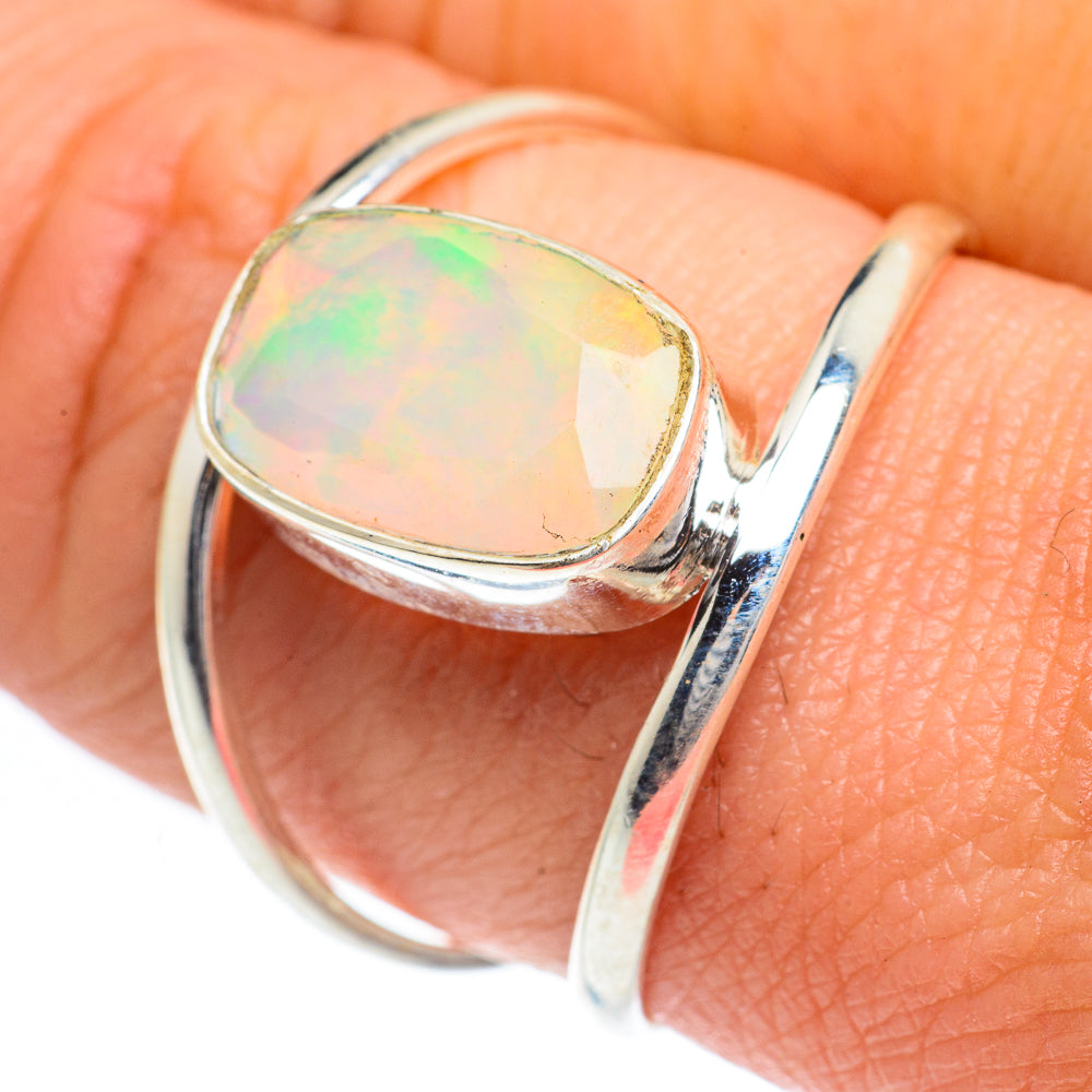 Ethiopian Opal Rings handcrafted by Ana Silver Co - RING63342