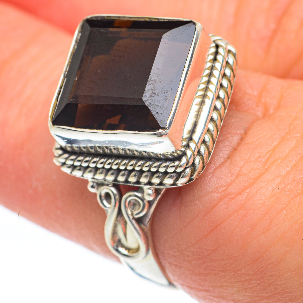 Smoky Quartz Rings handcrafted by Ana Silver Co - RING63344