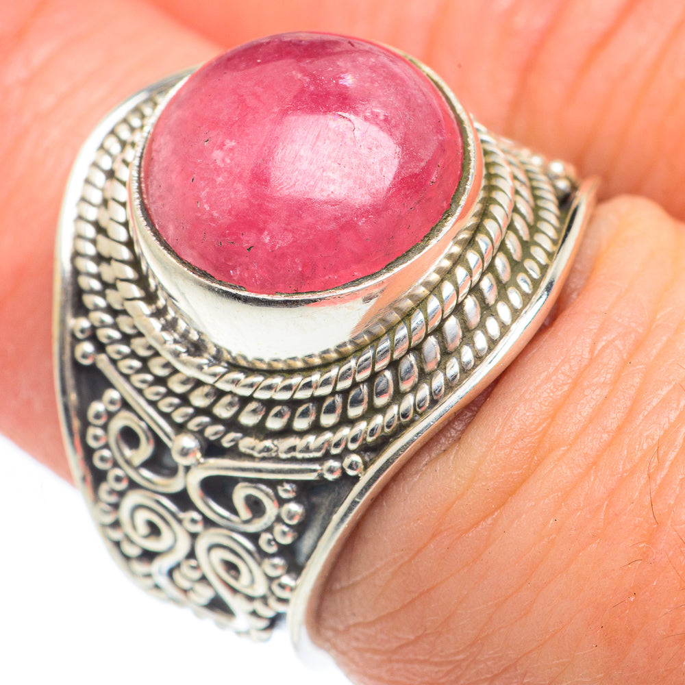 Rhodochrosite Rings handcrafted by Ana Silver Co - RING63347