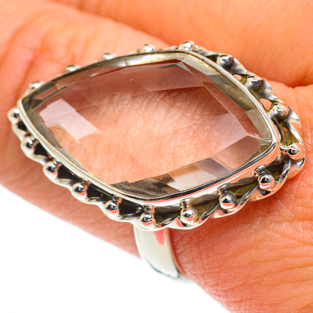 White Quartz Rings handcrafted by Ana Silver Co - RING63355