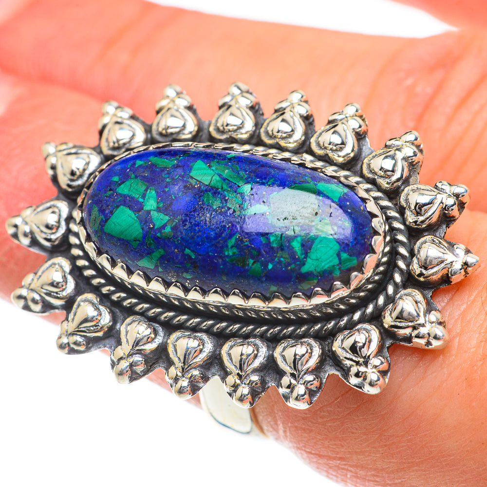 Azurite Rings handcrafted by Ana Silver Co - RING63357