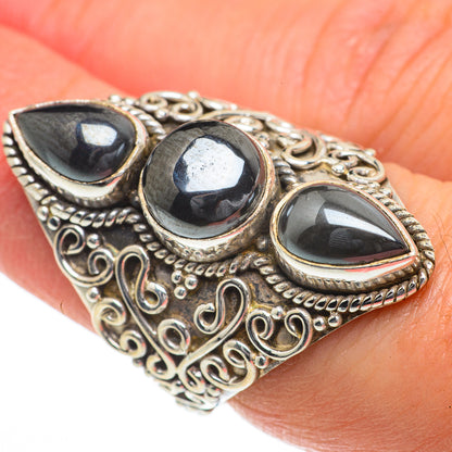 Hematite Rings handcrafted by Ana Silver Co - RING63359