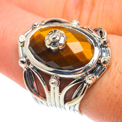 Tiger Eye Rings handcrafted by Ana Silver Co - RING63366