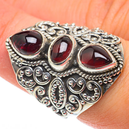 Garnet Rings handcrafted by Ana Silver Co - RING63372