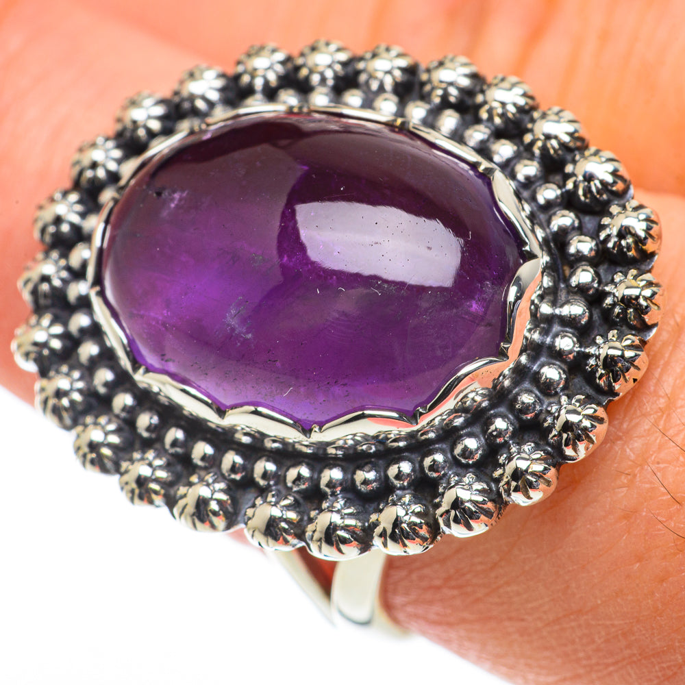 Amethyst Rings handcrafted by Ana Silver Co - RING63374