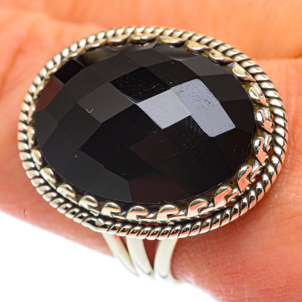 Black Onyx Rings handcrafted by Ana Silver Co - RING63378