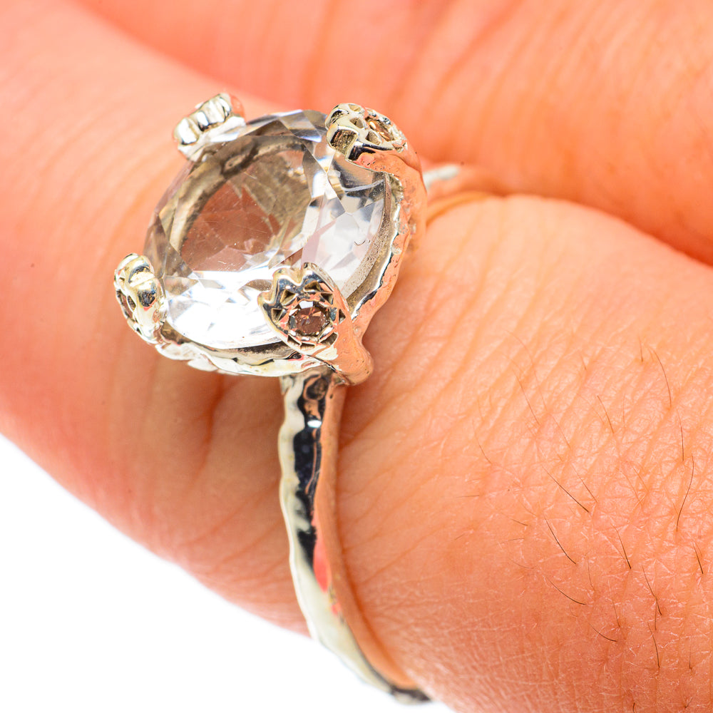 White Quartz Rings handcrafted by Ana Silver Co - RING63379