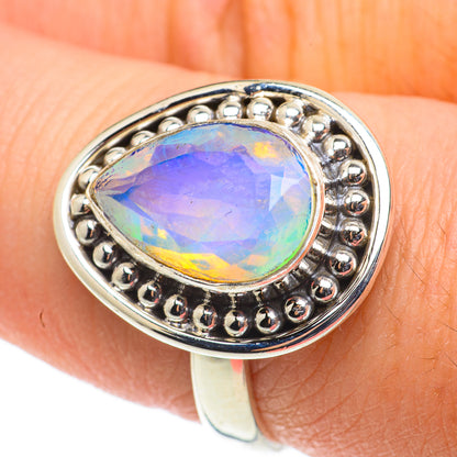 Ethiopian Opal Rings handcrafted by Ana Silver Co - RING63382