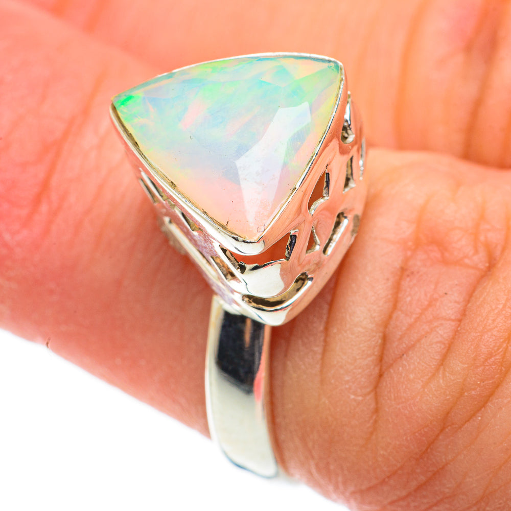Ethiopian Opal Rings handcrafted by Ana Silver Co - RING63383