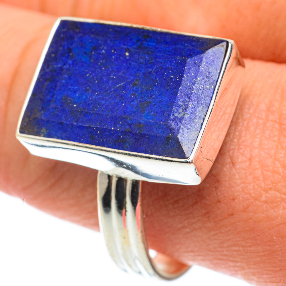 Lapis Lazuli Rings handcrafted by Ana Silver Co - RING63387