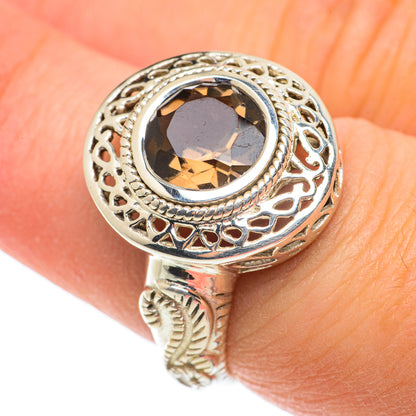 Smoky Quartz Rings handcrafted by Ana Silver Co - RING63390