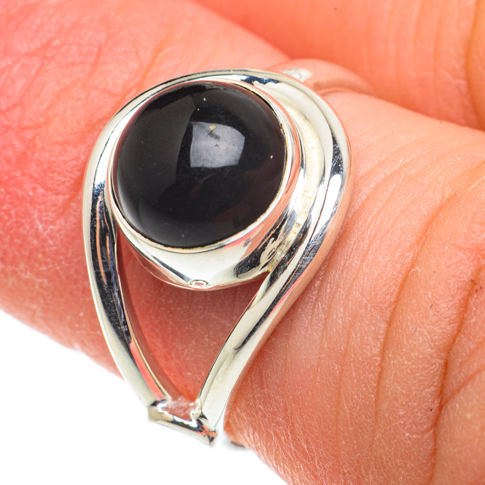 Black Onyx Rings handcrafted by Ana Silver Co - RING63401