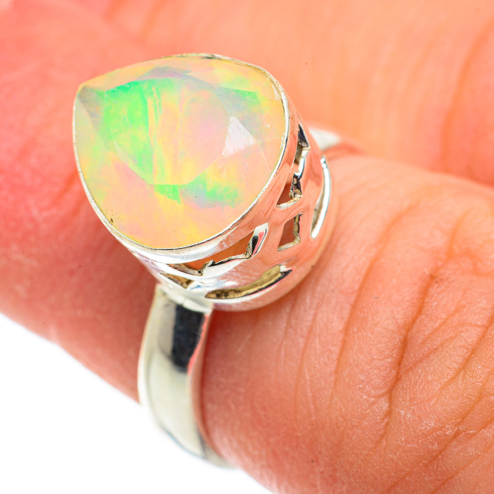 Ethiopian Opal Rings handcrafted by Ana Silver Co - RING63408