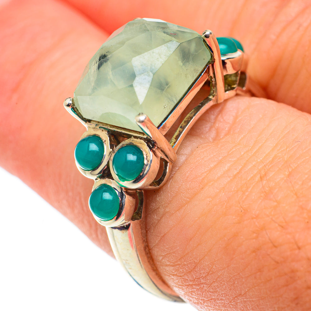 Prehnite Rings handcrafted by Ana Silver Co - RING63412