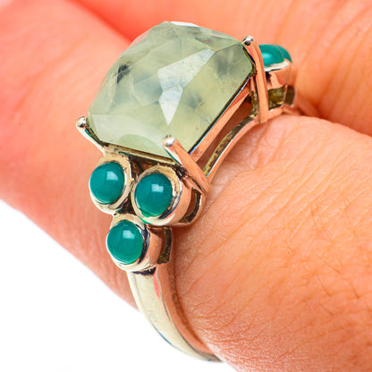 Prehnite Rings handcrafted by Ana Silver Co - RING63412