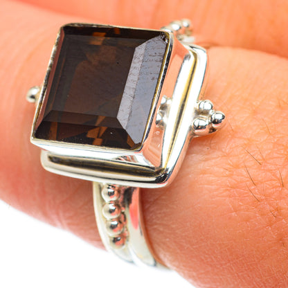Smoky Quartz Rings handcrafted by Ana Silver Co - RING63414