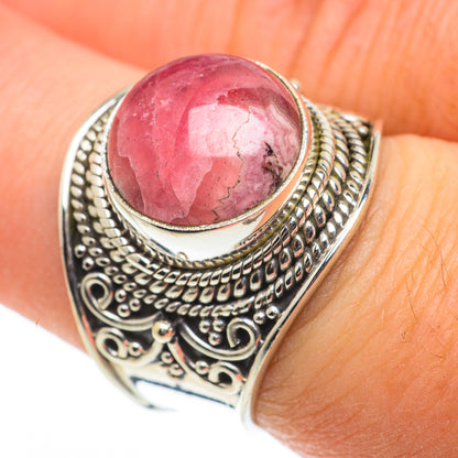 Rhodochrosite Rings handcrafted by Ana Silver Co - RING63417